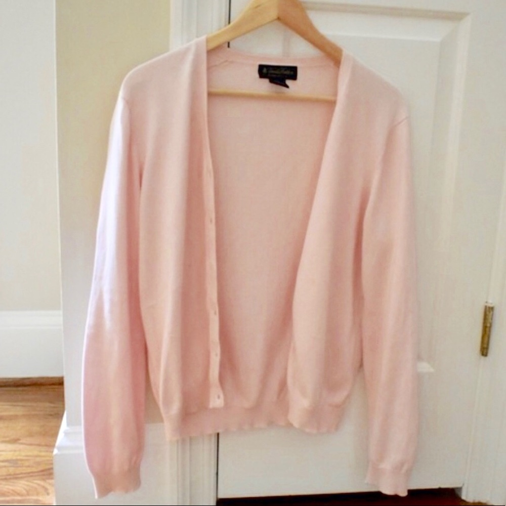 Brooks Brothers Sea Island Cotton Cardigan